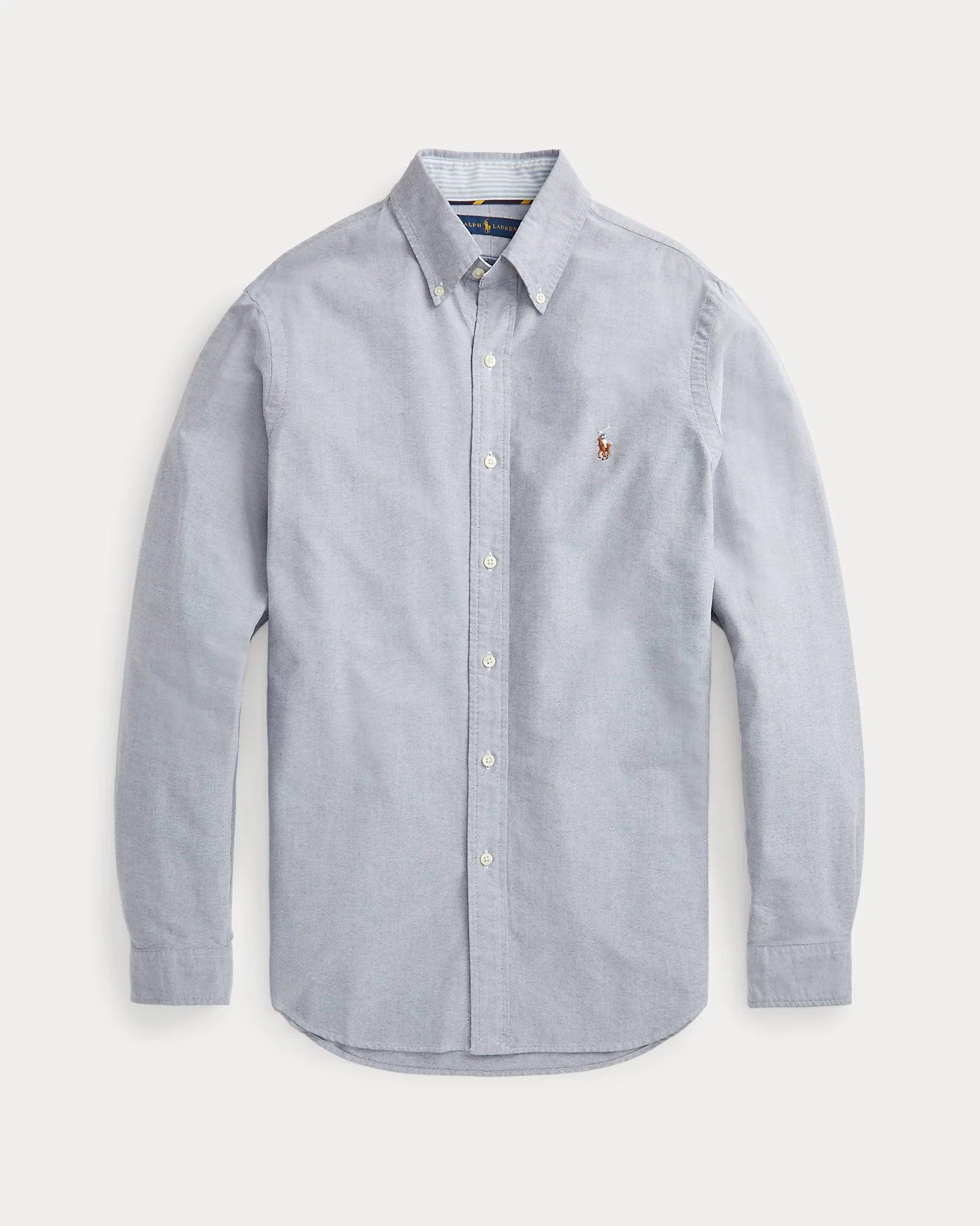 Camisa Ralph Lauren Oxford Gris