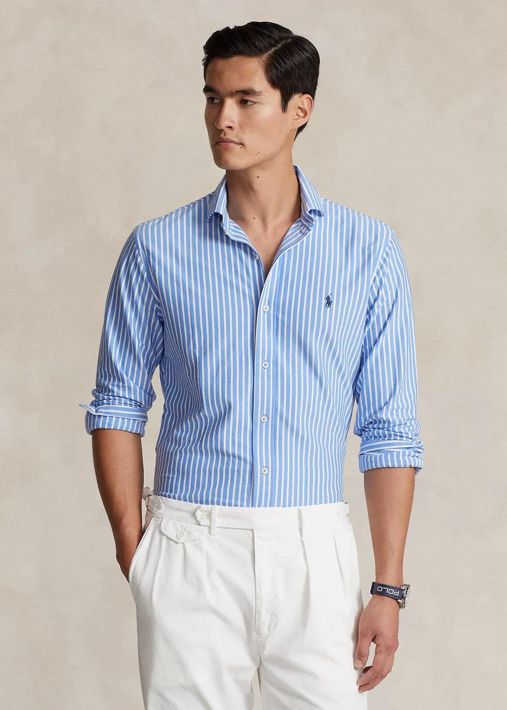 Camisa Ralph Lauren Lisada Celeste