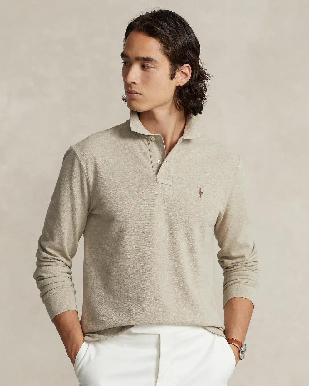 Polo Ralph Lauren Manga Larga Beige