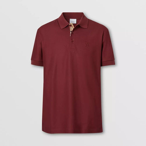 Burberry Polo Piqué Monogram Motif Granate - Store In Perú 